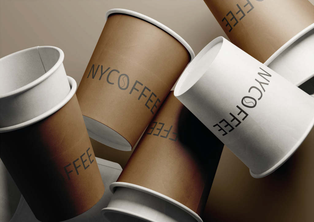 Mockup de gobelets NYCOFFEE